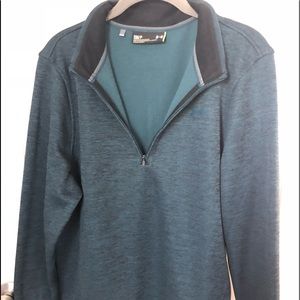 Men’s Under Armour zip pullover sweater.